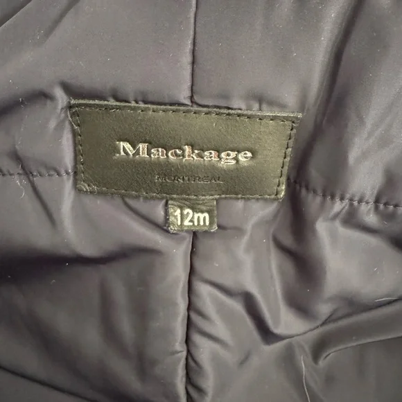 Mackage Snowsuit with real fur 12 months - Picture 6 of 10